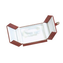 Leatherette Double Door Bangle/Watch Box 