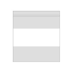 2 Mil White Writing Block Zip Lock Bags2 x 2 (x1000)