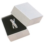 White Swirl Cotton Filled Boxes