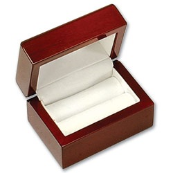 Cherrywood Double Ring Box 
