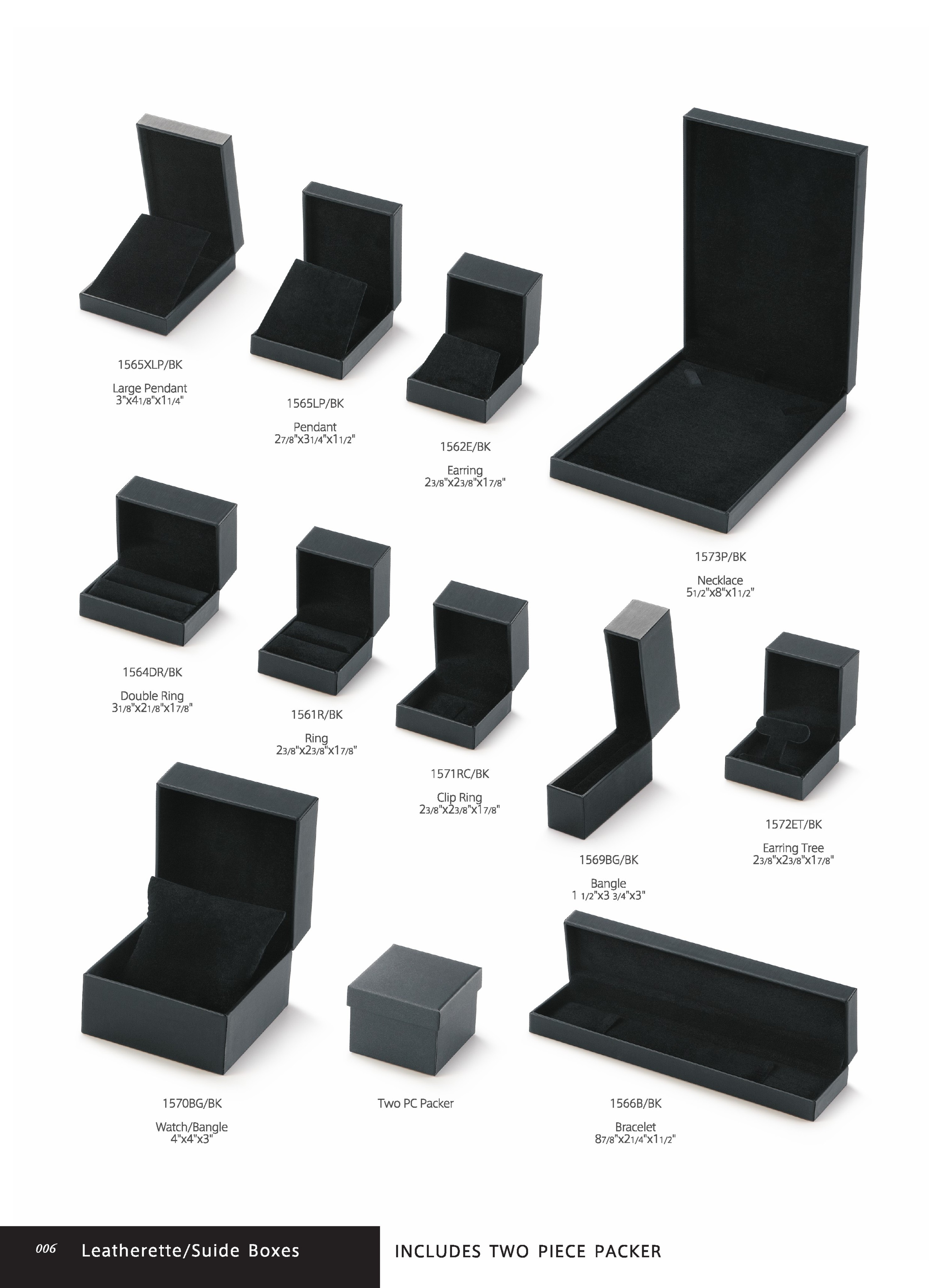 Black Leatherette Box Collection