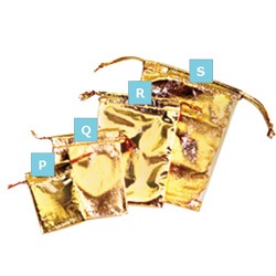 Gold Metallic Pouch (S) 