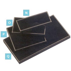 Black Leatherette 72 Ring Foam Tray